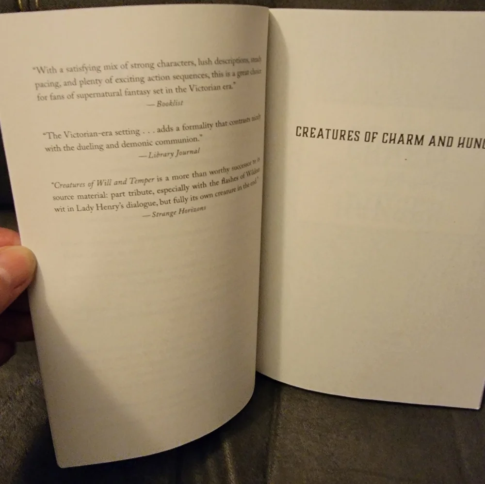 Creatures Of‎ Charm And Hunger (The Diabolist's Library, 3) Paperbook